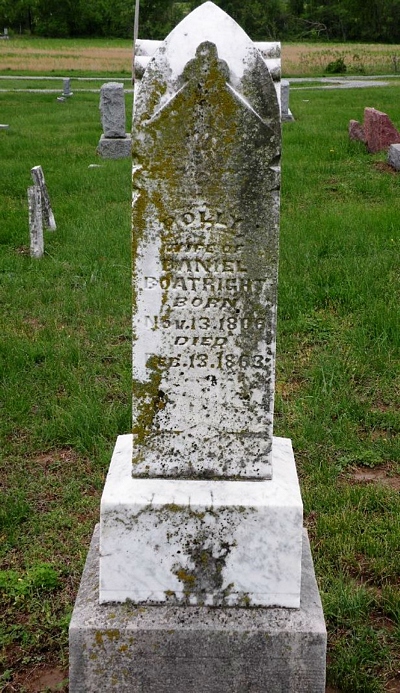 Polly Gasaway Boatright Gravestone