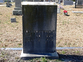 Louis Pope Boatwright Gravestone