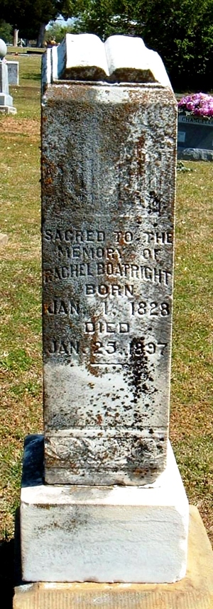 Rachel Lawler Boatright Gravestone