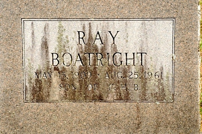 Ray Boatright Gravestone