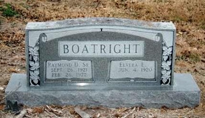 Raymond Douglas Boatright Gravestone