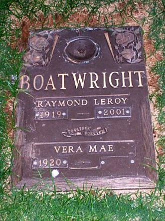 Raymond Leroy Boatwright Gravestone