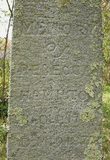 Rebecca Boatwright Gravestone