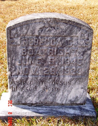 Rebecca C. Boatright Gravestone