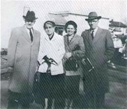 First Pastor, David Elmore Boatwright and Cora, Mr.& Mrs. F. A. Sunderman