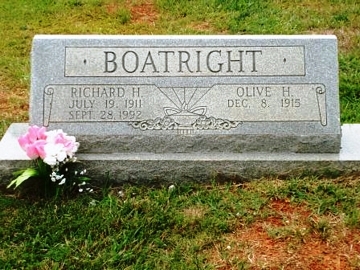 Richard Hoyt Boatright Gravestone