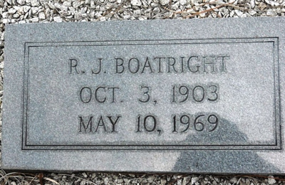 Riley Jarman Boatright Gravestone