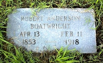 Robert Anderson Boatwright Marker