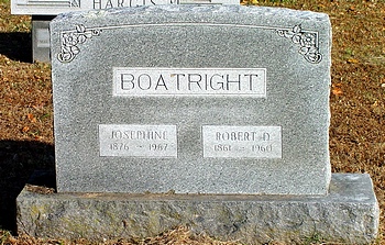 Robert Dixon and Josephine Basham Boatright Gravestone