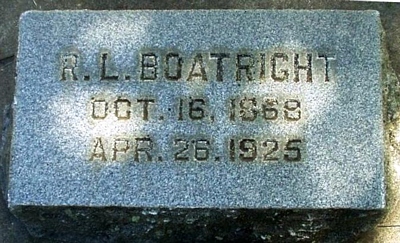 Robert L. Boatright Gravestone