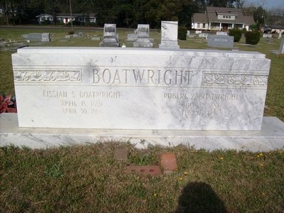 Robert Zachariah Boatwright Gravestone