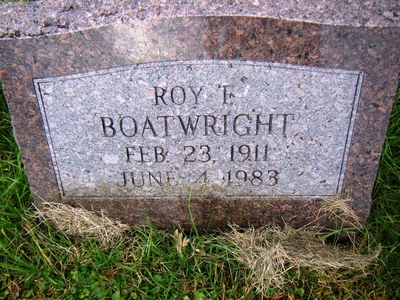 Roy F. Boatwright Gravestone