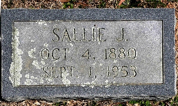 Sallie Jones Boatwright Marker