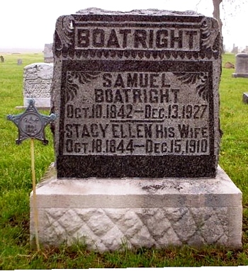 Samuel Alexander Boatright Gravestone