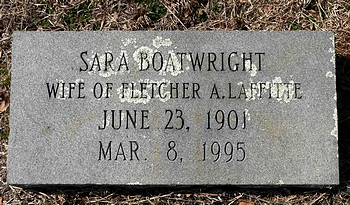 Sara Boatwright Laffitte Marker