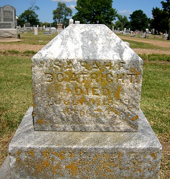 Sarah Frances Butler Boatright Gravestone