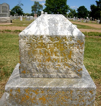 Sarah Frances Butler Boatright Gravestone