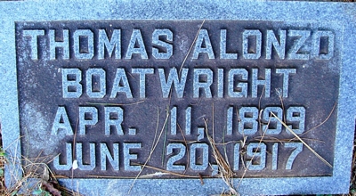 Thomas Alonzo Boatwright Gravestone