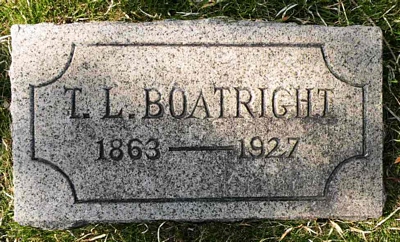 Thomas Lafayette Boatright Gravestone