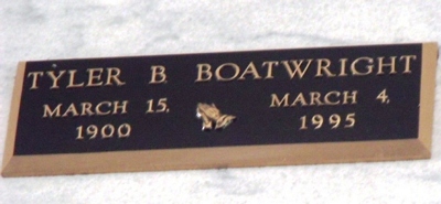 Tyler Brenton Boatwright Gravestone