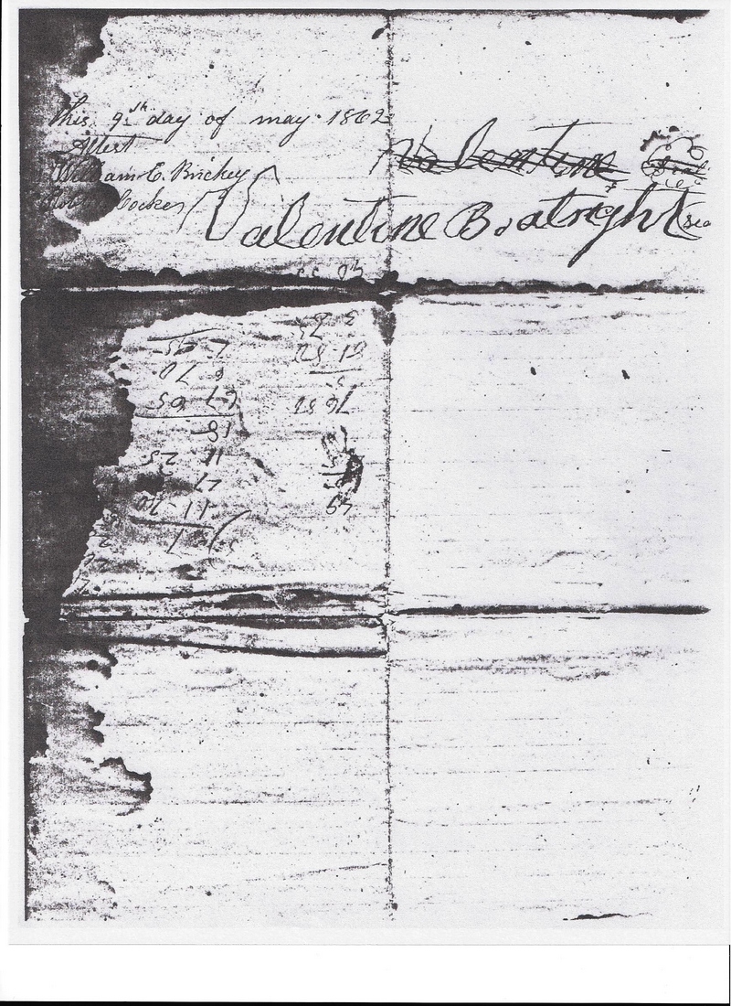 Valentine Boatright Will: