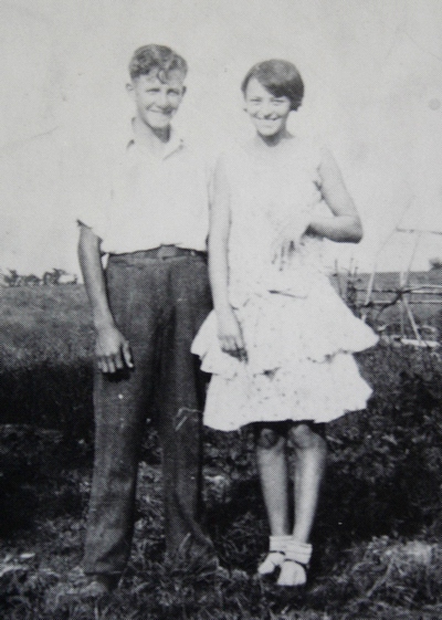 Virginia Arsula Boatright and Lester Bud Logan