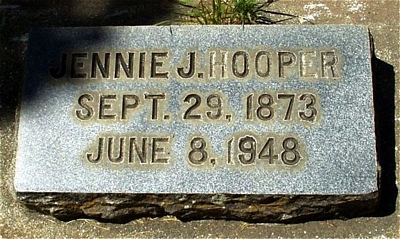 Virginia Josephine Boatright Hooper Gravestone