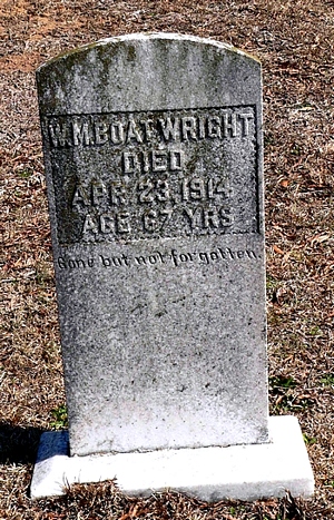 William Boatwright Gravestone