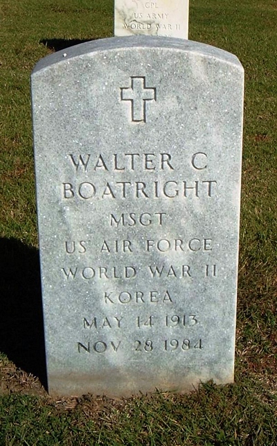 Walter Carroll Boatright Gravestone