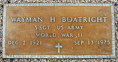 Waymon Hope Boatright Gravestone