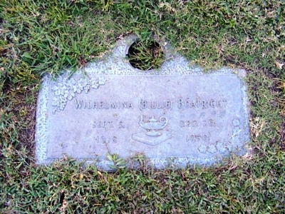 Wilhelmina Parker Boatright Gravestone