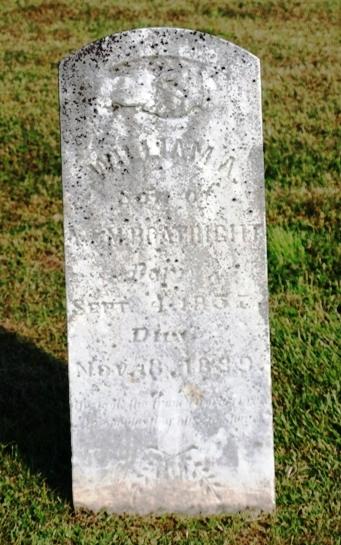 William Americus Boatright Gravestone