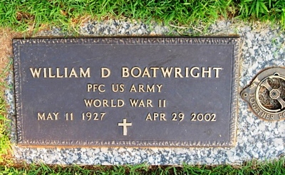 William D. Boatwright Gravestone