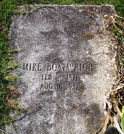 William Dawson Mike Boatwright Gravestone