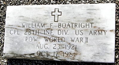 William Fredrick Boatright Marker