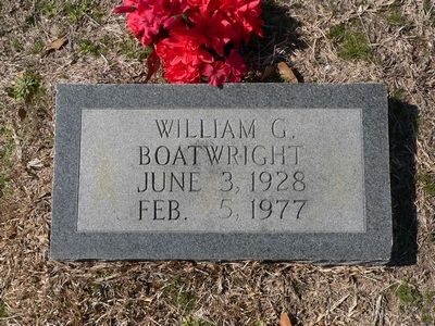 William G. Boatwright Gravestone