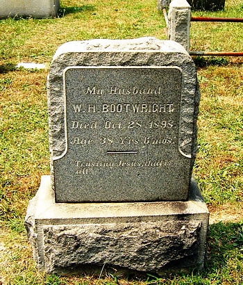 William Henry Bootwright Gravestone