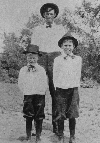 William Joseph Vinson and two sons