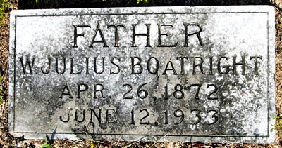 William Julius Boatright Gravestone: