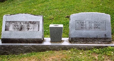 William Kermit and Gurtha Addington Boatright Gravestone
