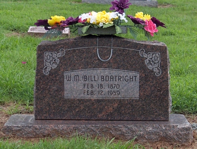 William M. Boatright Gravestone