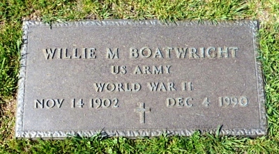 William M. Boatwright Gravestone