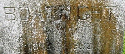 William Monroe Boatright Gravestone