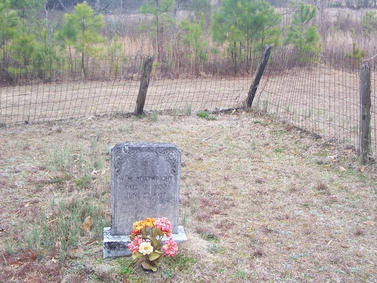 William Manly Boatwright Tombstone