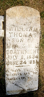 William Thomas Boatwright Gravestone