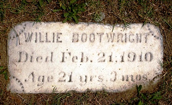 William C. Willie Bootwright Marker