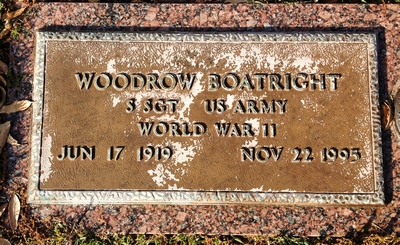 Woodrow Boatright Gravestone
