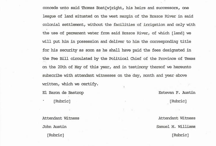 Thomas Boatwright - Austin 300 Documents:
