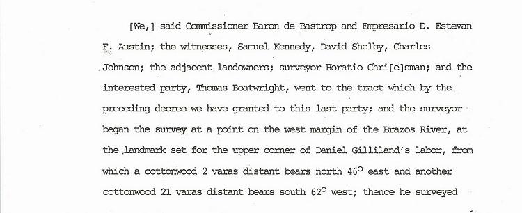 Thomas Boatwright - Austin 300 Documents: