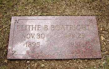 Mary Elithe Belwood Marker